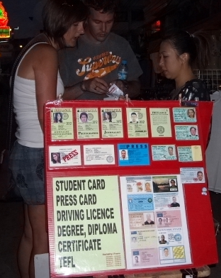 fancy any degree at the khao san road.JPG